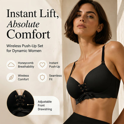 Women’s Seamless Breathable Push-Up Support Bra