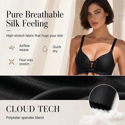 Women’s Seamless Breathable Push-Up Support Bra