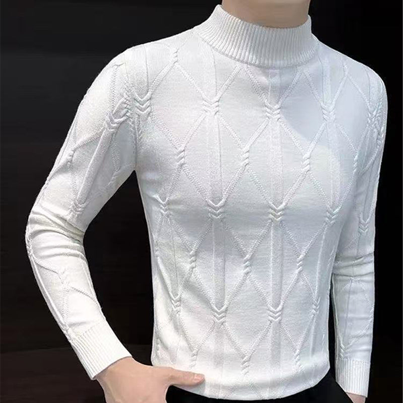 ❄️Winter New🔥Men's Thermal Comfortable Quilted Knit Sweater